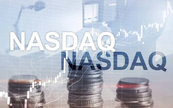 Nationaler Verband der Wertpapierhändler automatisierte Notierungen. nasdaq — Stockfoto