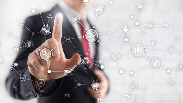 Концепция автоматизации технологических процессов на виртуальных экранах смешанных медиа