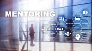 İş danışmanlığı. Kişisel koçluk. Kişisel gelişim konsepti eğitimi. Karışık ortam.