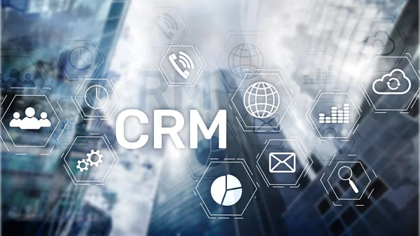 Business Customer CRM Management Analysis Service Konzept. Beziehungsmanagement. — Stockfoto