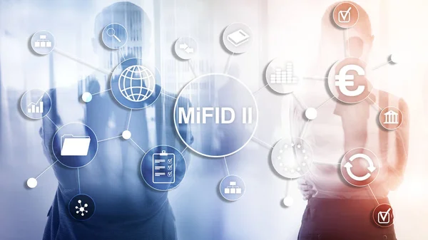 La direttiva sui mercati degli strumenti finanziari. MiFID II. Concetto di tutela degli investitori. — Foto Stock