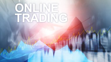 Online ticaret, Forex, yatırım ve finansal piyasa kavramı
