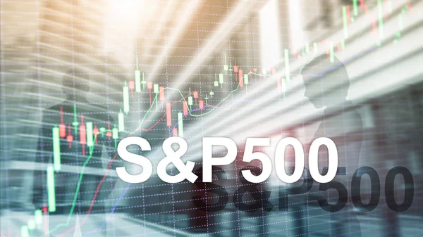 金融取引ビジネスのコンセプト。アメリカ株式市場指数 S P 500 - Spx — ストック写真