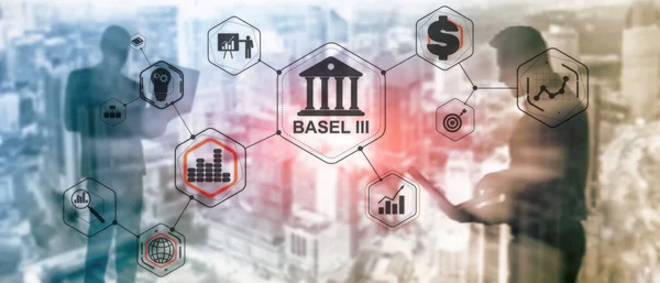 Internationaal regelgevingskader voor banken. Basel 3. Concept bankentoezicht. — Stockfoto