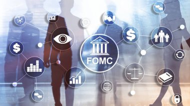 Fomc Federal Open Market Committee Government regulation Finance monitoring organisation. clipart