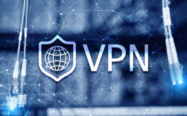 Sanal özel ağ VPN. Yeni teknoloji konsepti 2020.