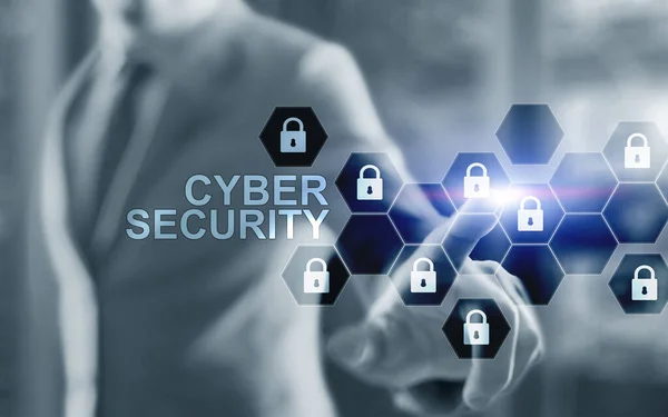 Ciberseguridad 2021. Organización Concepto de protección de datos. — Foto de Stock