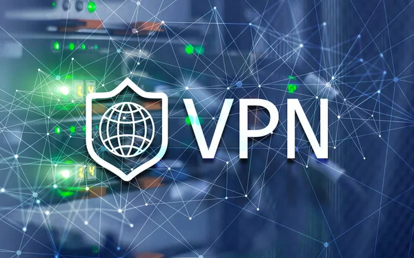 Virtueel privé netwerk VPN. Nieuw technologieconcept 2020. — Stockfoto