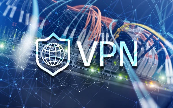 仮想プライベートネットワークVPN 。新技術コンセプト2020. — ストック写真