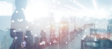 İnsanları internete bağlamak. Sosyal ağ küresel bağlantı.