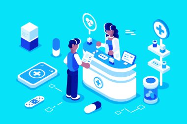 Eczane. Doktor eczacı