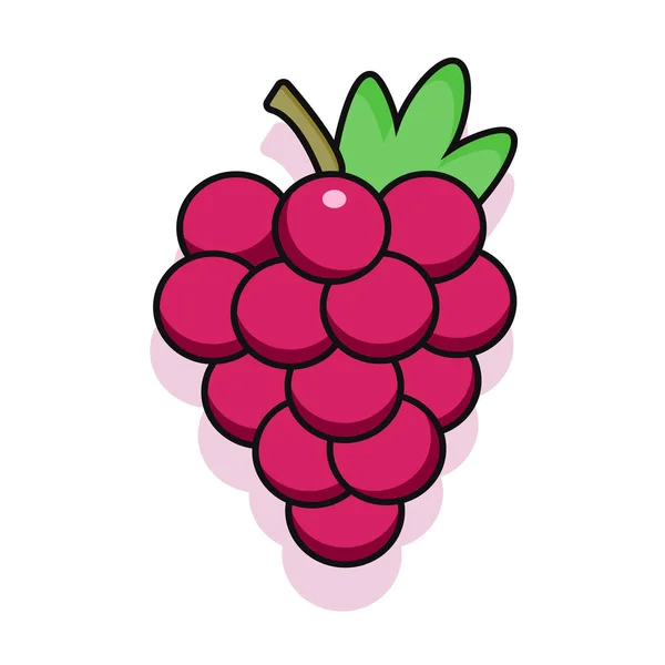 Bos van druiven logo — Stockvector