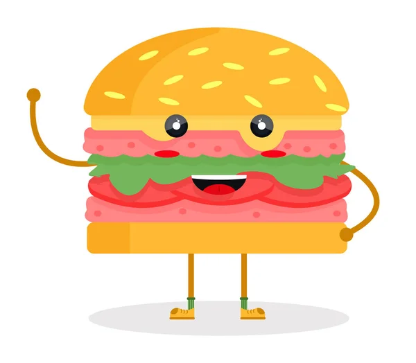 Sandwich burger butty — Image vectorielle