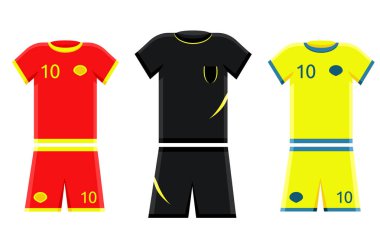 kırmızı siyah üniforma