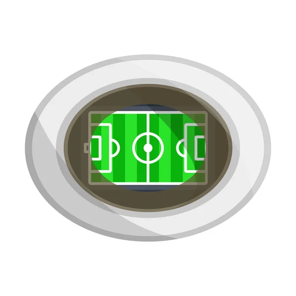 Football, stade de football — Image vectorielle
