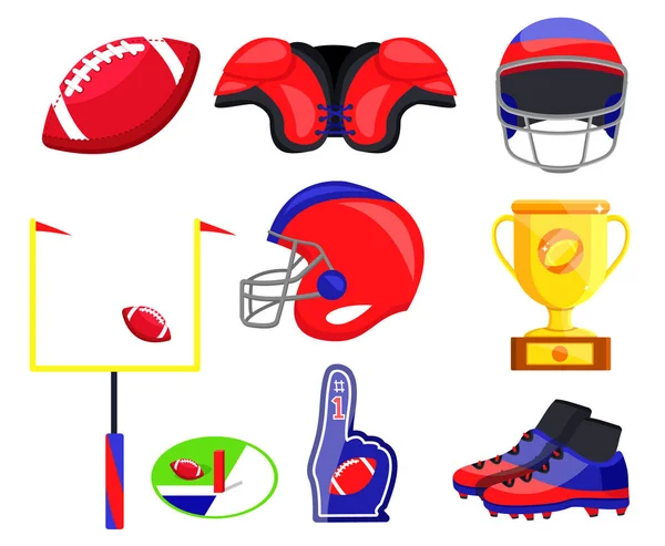 American football sport — Stock Vector