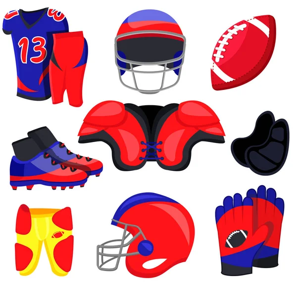 American Football Sport — Stockvektor