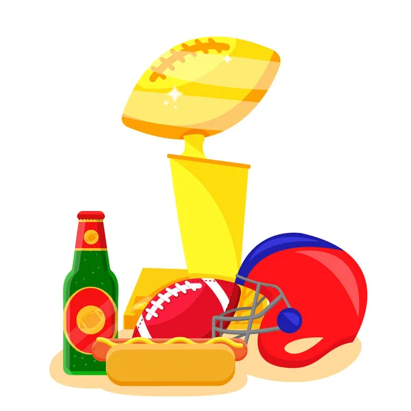 American football sport — Stock Vector