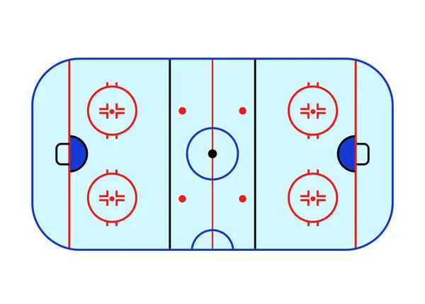 Hockeyspieler gesetzt — Stockvektor