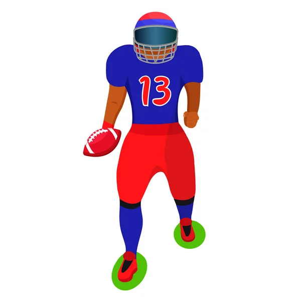 American Football Sport — Stockvektor