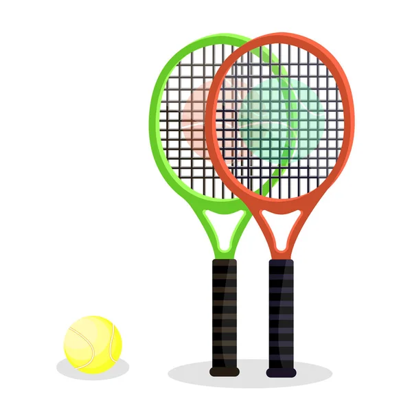Tenis deporte conjunto — Vector de stock