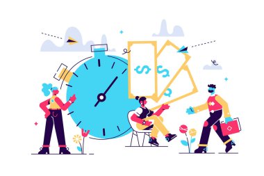 Zaman para, iş ve finans demektir..