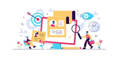 Web sayfası için işe alım kavramı