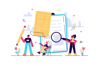 vektör düz illüstrasyon, Bankacılık, elektronik