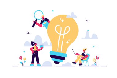 Çalışma takımının çizgi film vektör çizimi