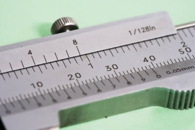 Analog kalibre. Makro fotoğraf