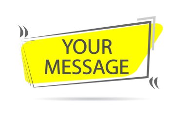 Vektör teklif şablonu tırnak içinde. Vektör afiş çerçevesi ve tırnak ile.