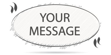 Vektör teklif şablonu tırnak içinde. Vektör afiş çerçevesi ve tırnak ile.