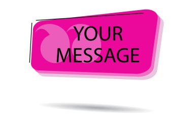 Vektör teklif şablonu tırnak içinde. Vektör afiş çerçevesi ve tırnak ile.