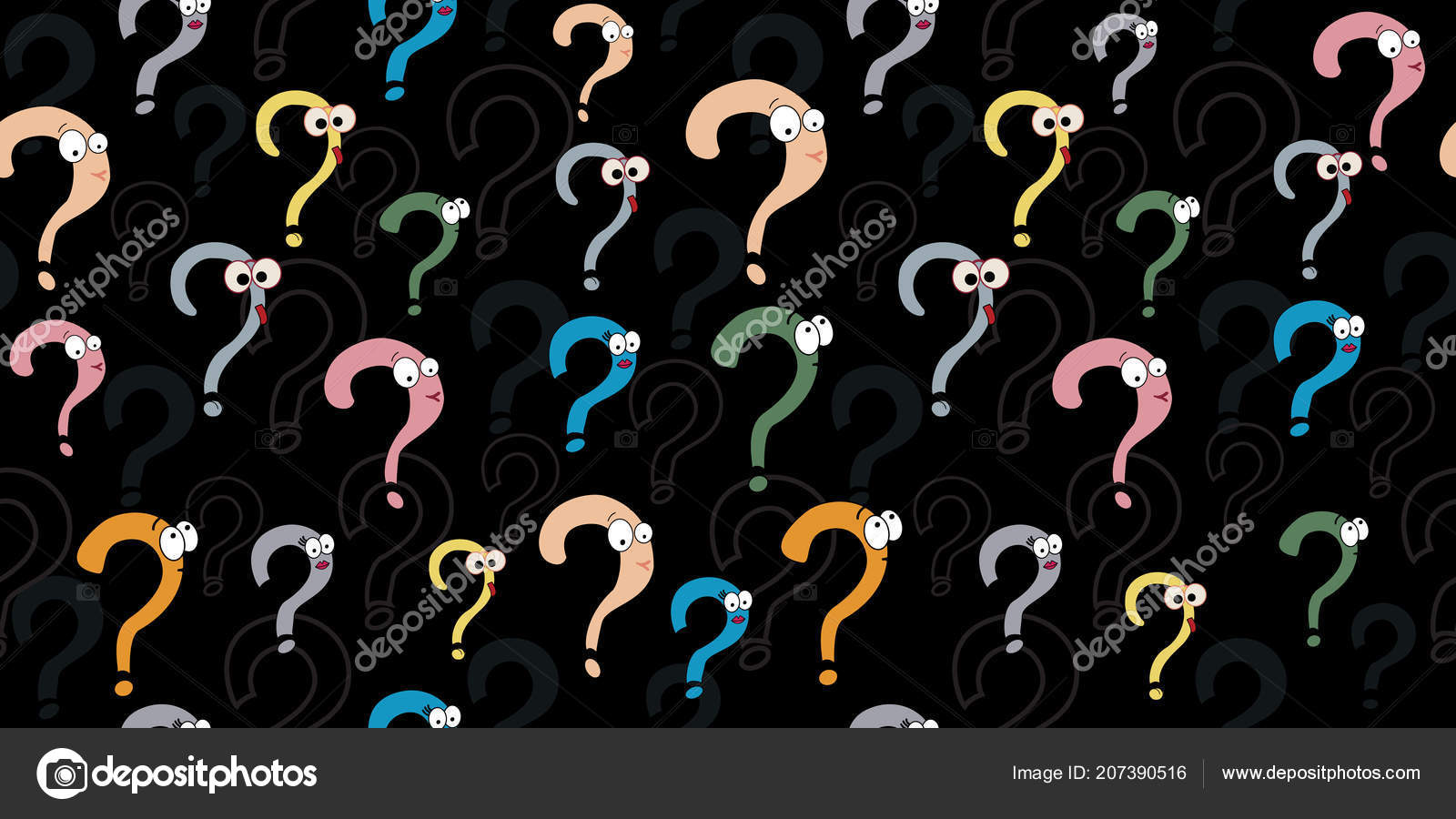 Seamless Pattern Question Marks Illustrations Question Mark Design Background School Vector Image By C Amarievikka Vector Stock 207390516