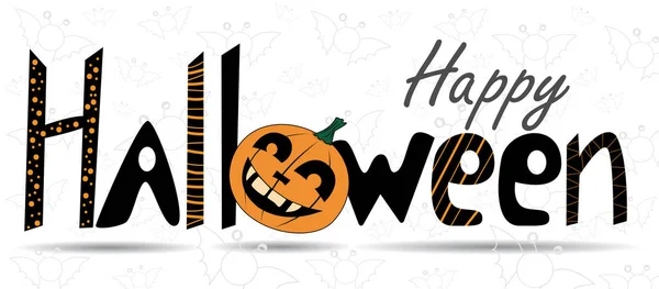 Cadılar Bayramınız Kutlu Olsun. Yazı, kaligrafi. Vektör tebrik posteri. T-shirt tasarım, tişört baskı.