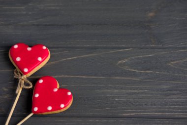 Kalpleri ile bir başlık için arka plan. Sevgililer günü için arka plan çerçeve.