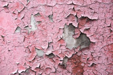 Hangi boya soyulmuş kapalı beton duvar dokusu.