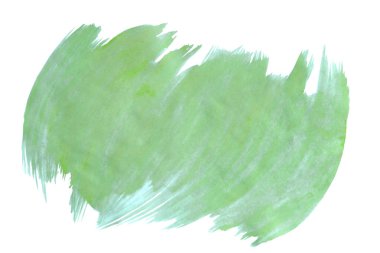 Suluboya boyalar tarafından çizilen izole leke. Beyaz bir zemin de kesilmiş tasarım için suluboya arka plan. Dokusal suluboya çizim