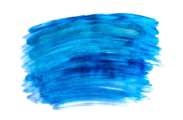 Suluboya boyalar tarafından çizilen izole leke. Beyaz bir zemin de kesilmiş tasarım için suluboya arka plan. Dokusal suluboya çizim