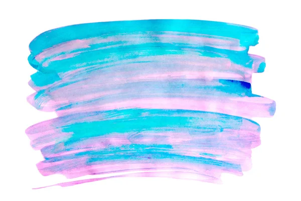 Suluboya boyalar tarafından çizilen izole leke. Beyaz bir zemin de kesilmiş tasarım için suluboya arka plan. Dokusal suluboya çizim