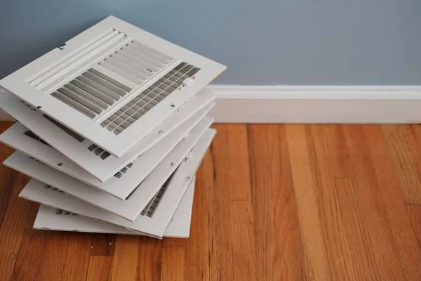 Air Duct Cleaning Register Hvac Vent — Stock Photo, Image