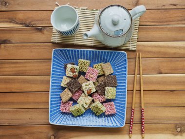 Kore geleneksel atıştırmalıkları Tatlı RicePuff, Gangjeong