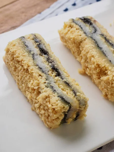 Kore yemeği siyah susam powderedsoybean yapışkan pirinç keki