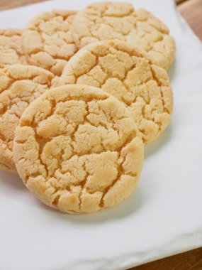 Tereyağlı kurabiye, şekerleme, yuvarlak