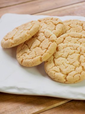 Tereyağlı kurabiye, şekerleme, yuvarlak