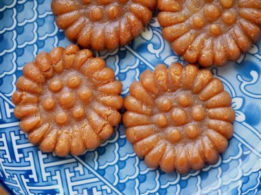 Kore geleneksel tatlılar Yakgwa ve Gangjeong, yugwa