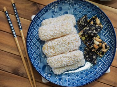 Kore geleneksel çerez yugwa, Hangwa, siyah susam gangjeong