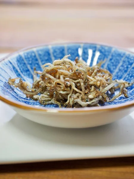 Korean Food Stir Fried Anchovies — Stock Photo, Image