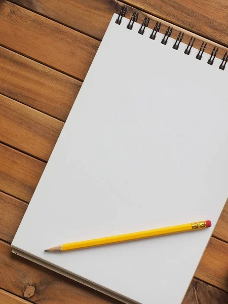 Cuaderno Dibujo Lápiz Bloc Notas —  Fotos de Stock