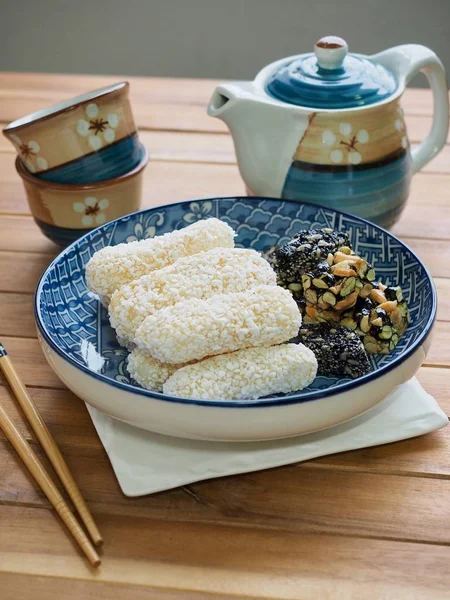 Kore geleneksel çerez yugwa, siyah susam gangjeong, Hangwa